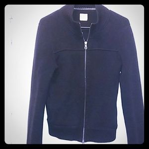 Menswear Inspired Sweater Jacket